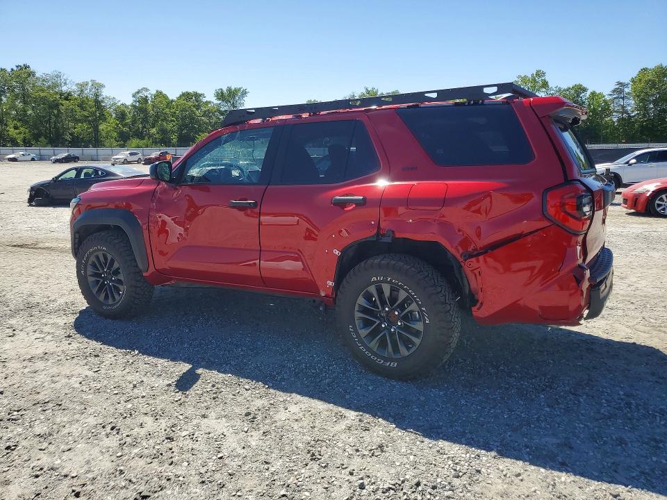 ROLLOVER damage on 2025 TOYOTA 4RUNNER — salvage auction listing