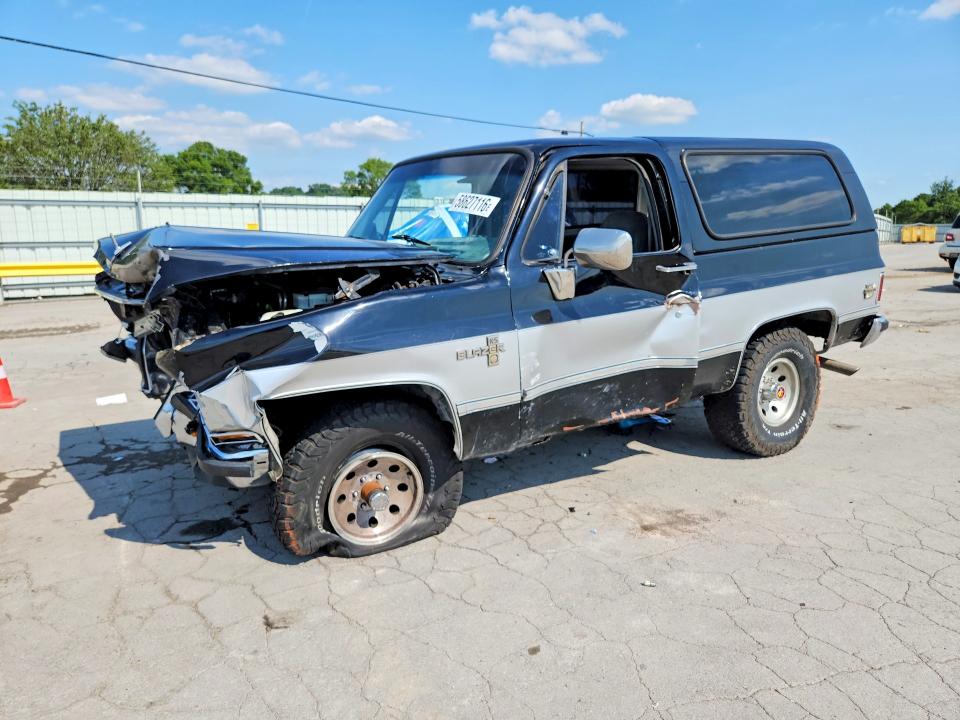 FRONT END on 1987 CHEVROLET BLAZER — Copart lot 58627116