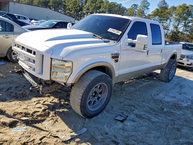 FRAME DAMAGE on 2010 FORD F250 — salvage auction