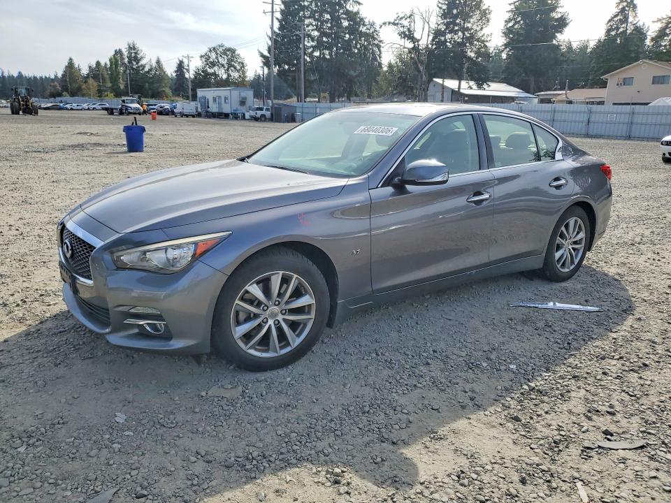 SIDE on 2014 INFINITI Q50 — Copart lot 68040306