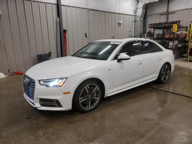 FRONT END on 2017 AUDI A4 — salvage auction
