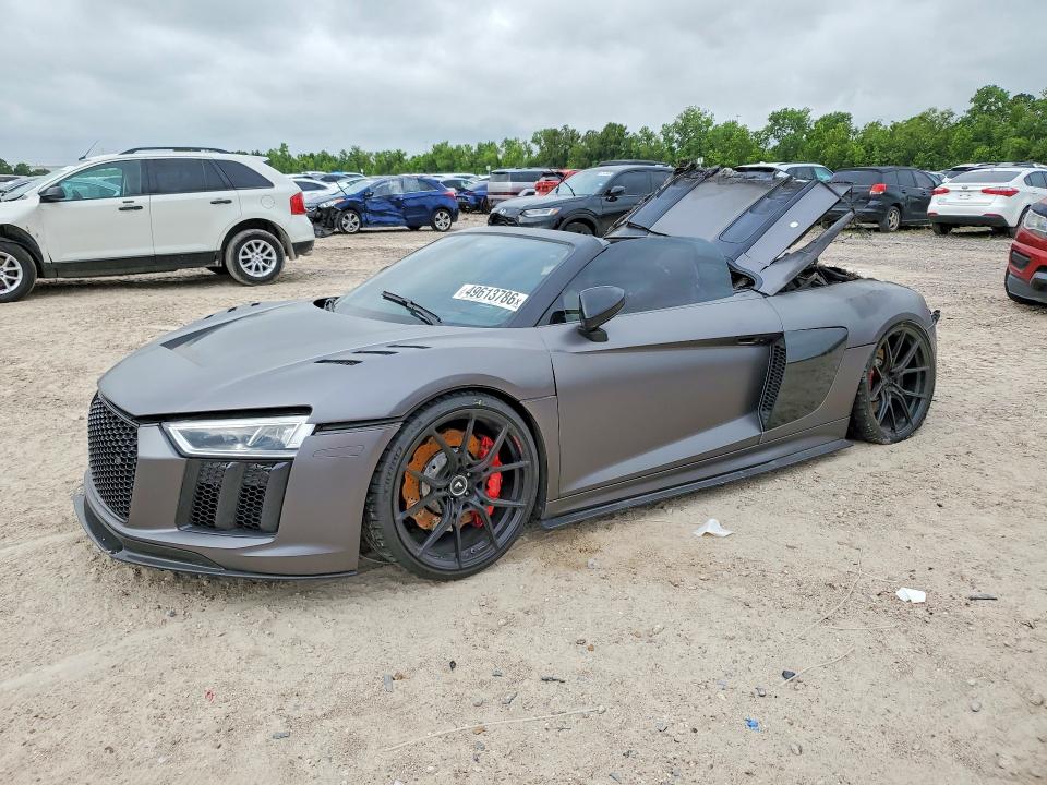 BURN on 2017 AUDI R8 — Copart lot 49613786