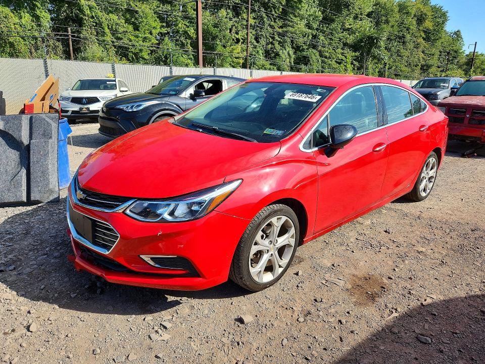 REAR END on 2017 CHEVROLET CRUZE — Copart lot 69187646
