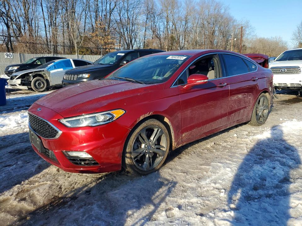 REAR END on 2017 FORD FUSION — Copart lot 74643555