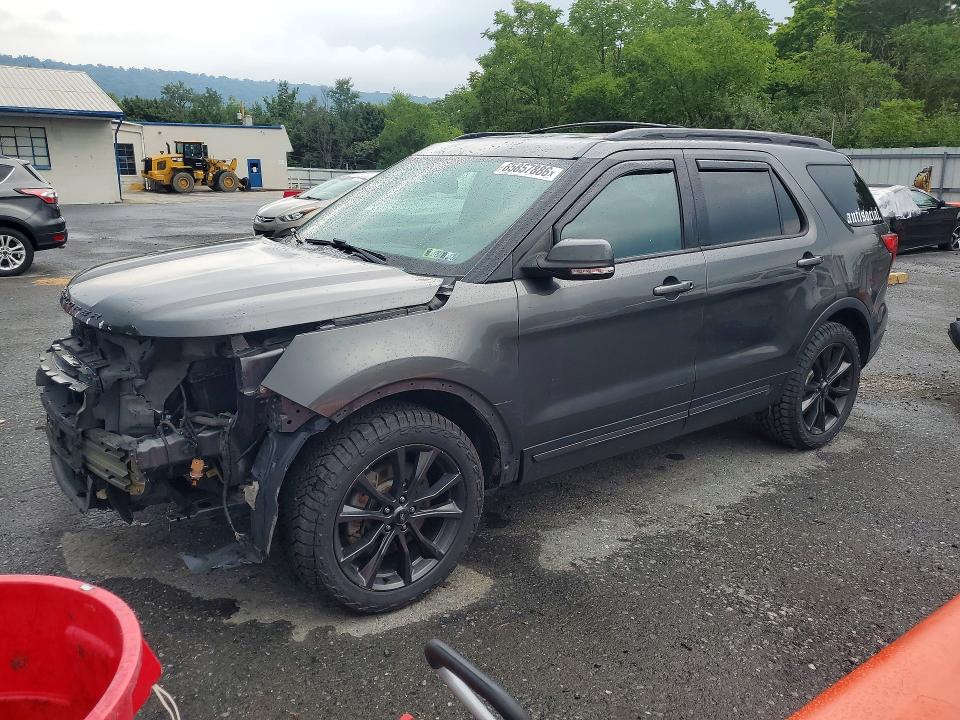 FRONT END on 2018 FORD EXPLORER — Copart lot 65857886