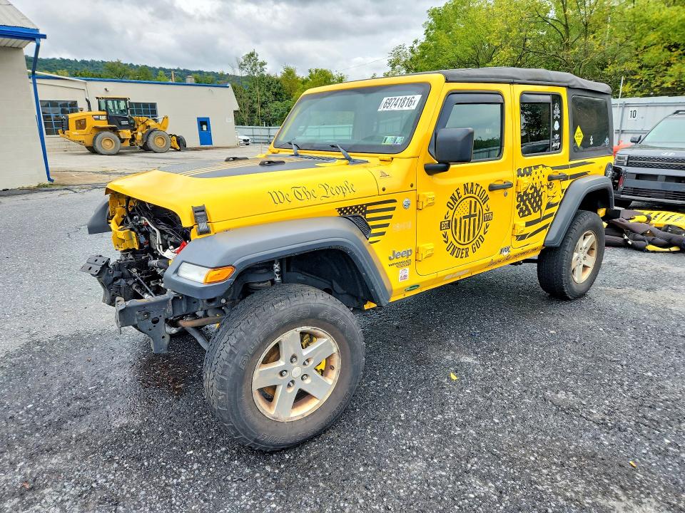 FRONT END on 2018 JEEP WRANGLER — Copart lot 69741816