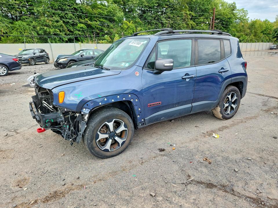 FRONT END on 2020 JEEP RENEGADE — Copart lot 69151906