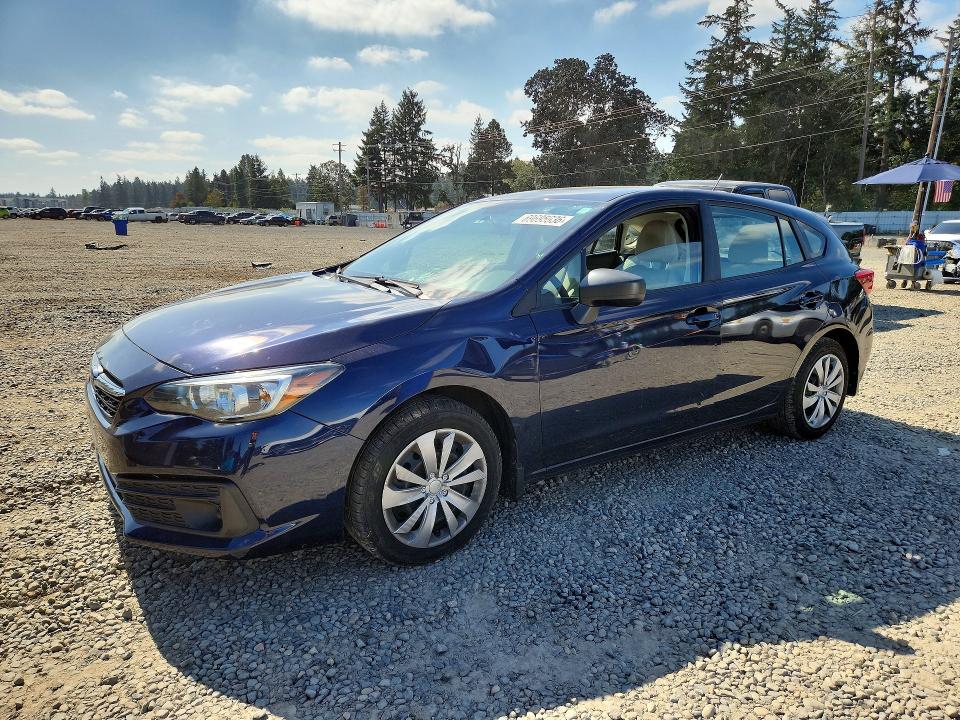FRONT END on 2020 SUBARU IMPREZA — Copart lot 69695936