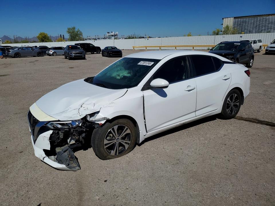 FRONT END on 2021 NISSAN SENTRA — Copart lot 47081246
