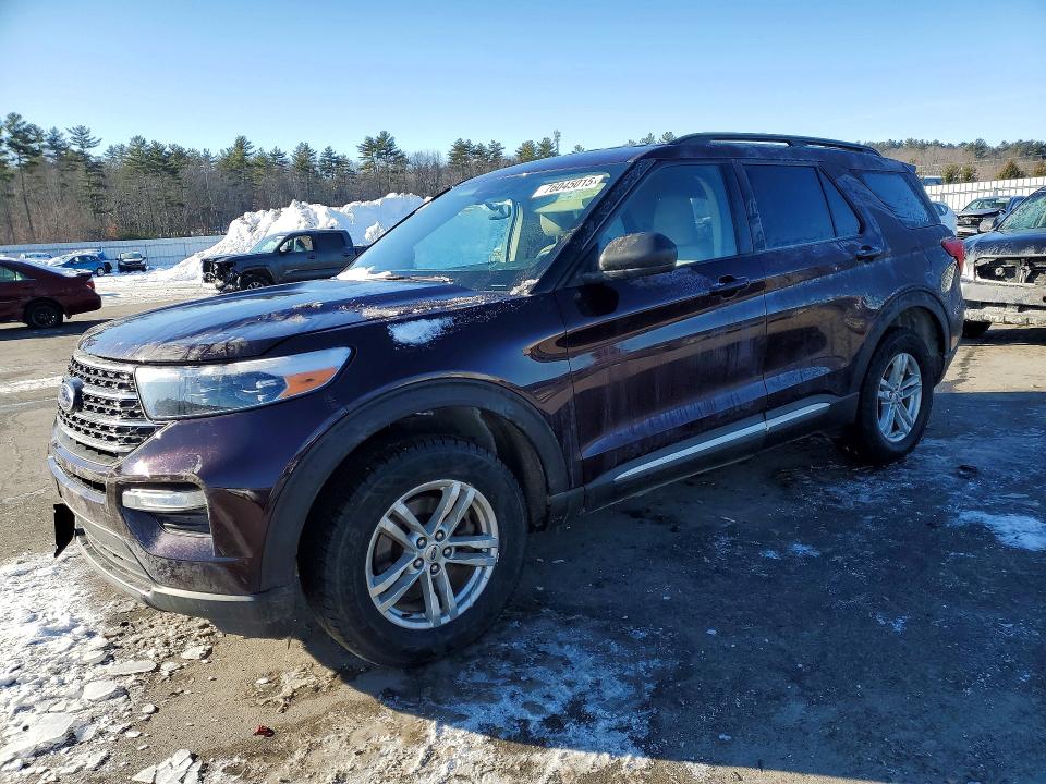 FRONT END on 2023 FORD EXPLORER — Copart lot 76045015