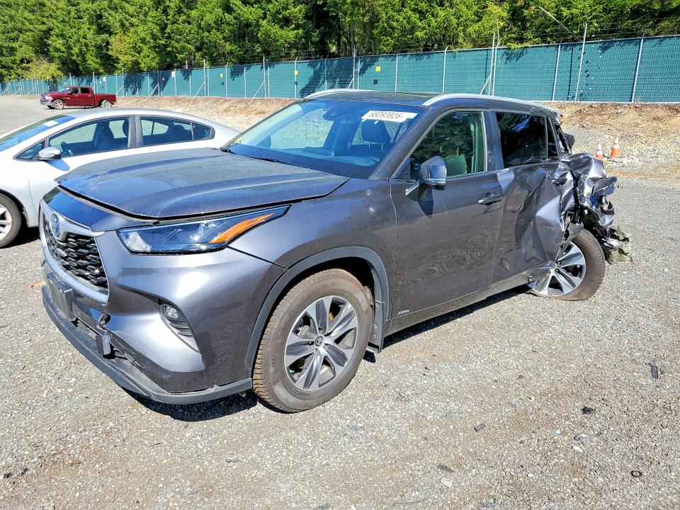 REAR END on 2024 TOYOTA HIGHLANDER — Copart lot 68093926