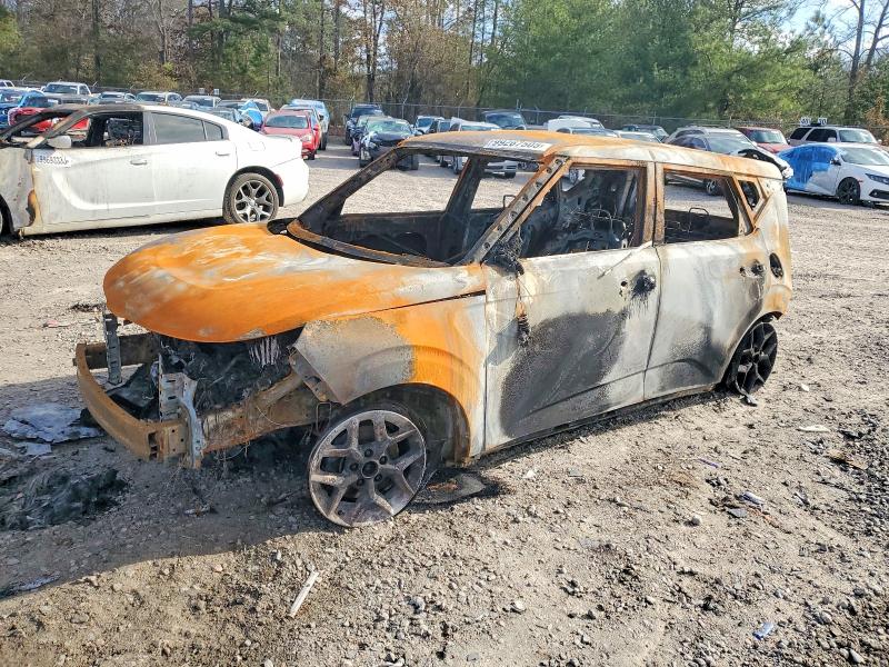 BURN on 2025 KIA SOUL — salvage auction