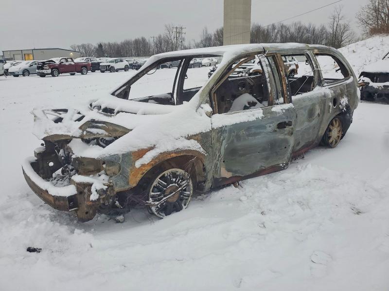 BURN damage on 2006 CHRYSLER MINIVAN — salvage auction listing