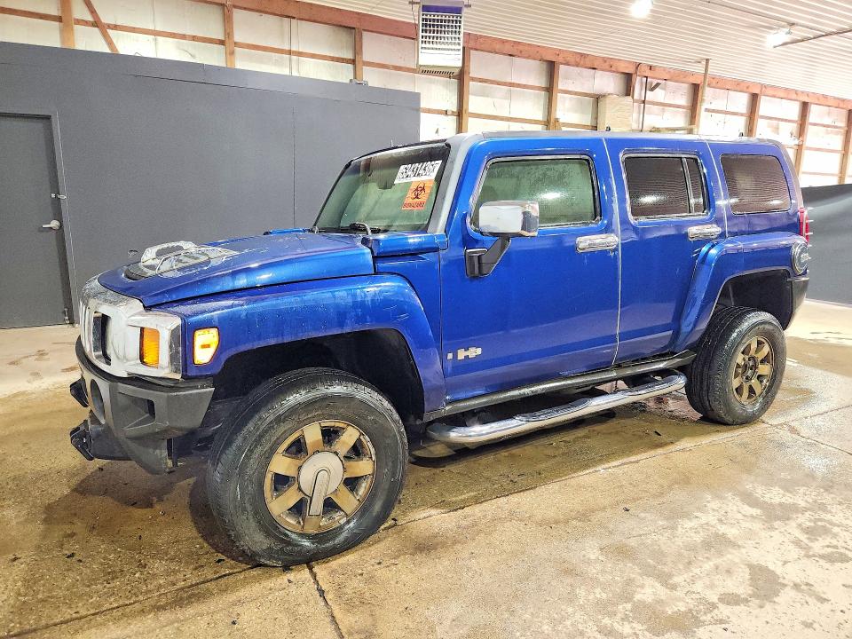 BURN damage on 2006 HUMMER H3 — salvage auction listing