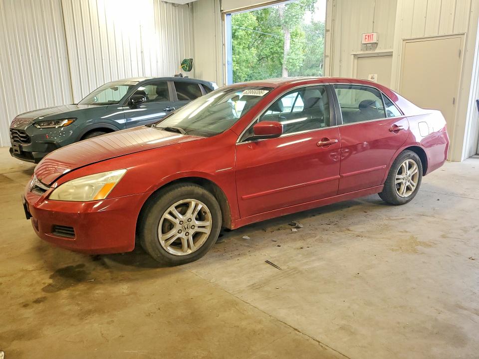 TOP/ROOF damage on 2007 HONDA ACCORD — salvage auction listing