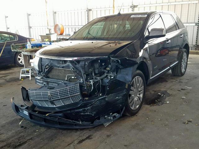 FRONT END damage on 2009 LINCOLN MKX — salvage auction listing