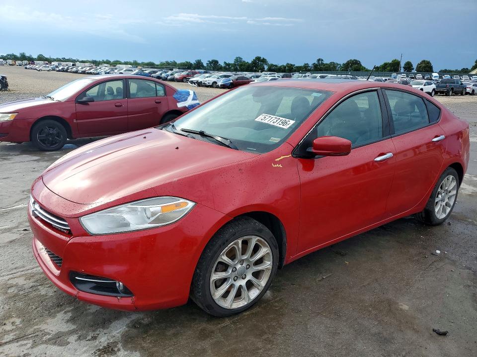 WATER/FLOOD damage on 2013 DODGE DART — salvage auction listing