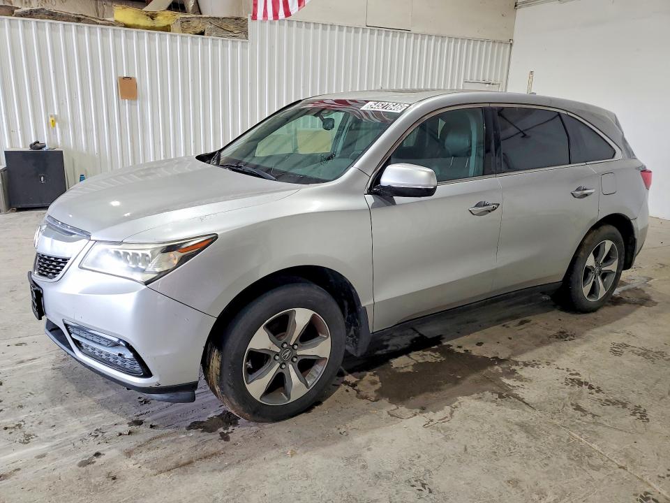 STRIPPED damage on 2015 ACURA MDX — salvage auction listing