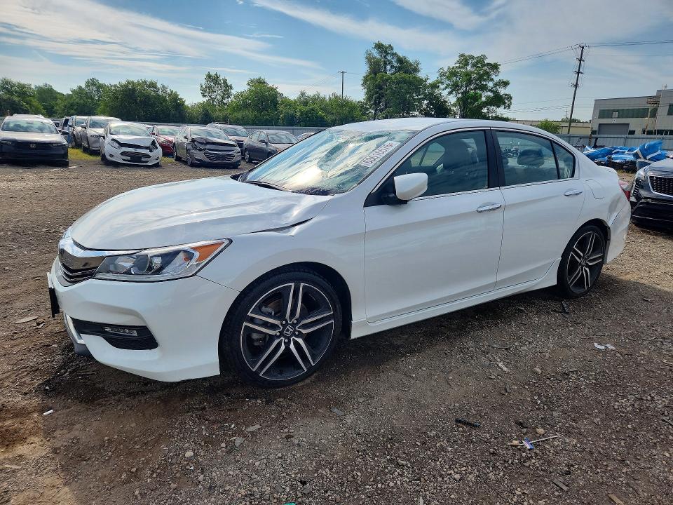 TOP/ROOF damage on 2017 HONDA ACCORD — salvage auction listing