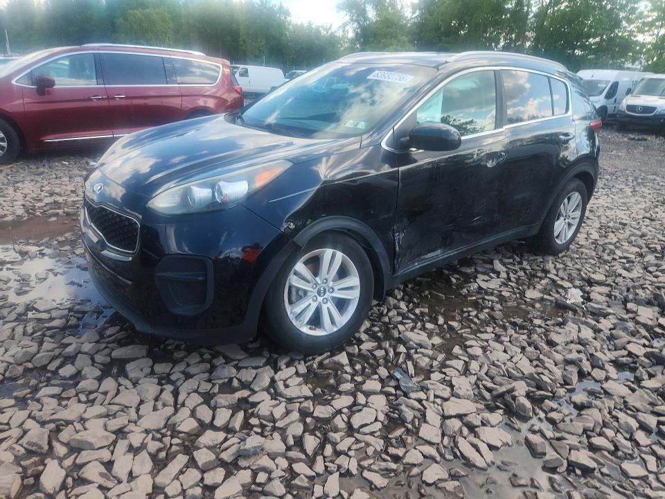 VANDALISM damage on 2017 KIA SPORTAGE — salvage auction listing