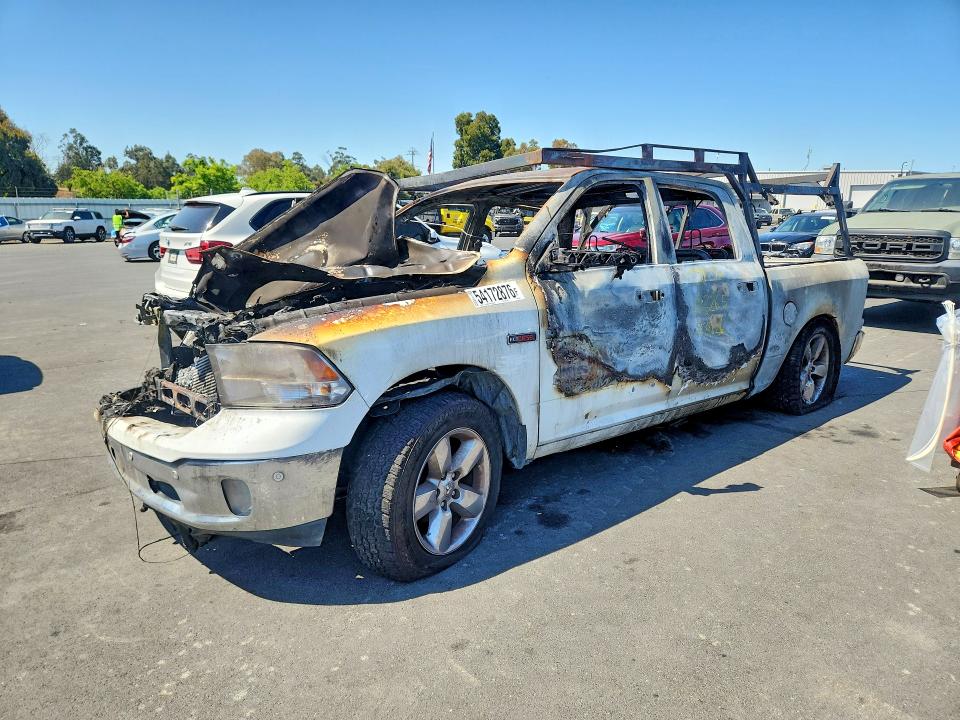 VANDALISM damage on 2017 RAM 1500 — salvage auction listing