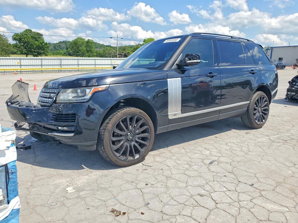 ROLLOVER damage on 2017 LAND ROVER RANGEROVER — salvage auction listing