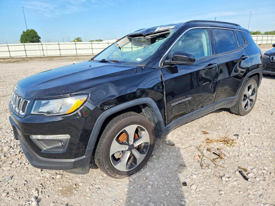 TOP/ROOF damage on 2018 JEEP COMPASS — salvage auction listing