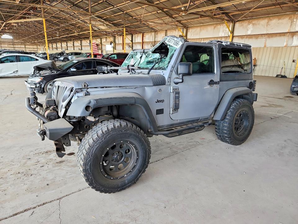 TOP/ROOF damage on 2018 JEEP WRANGLER — salvage auction listing