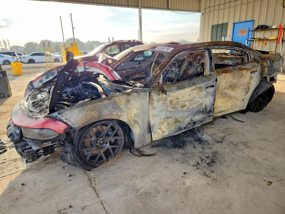 BURN on 2019 DODGE CHARGER — salvage auction