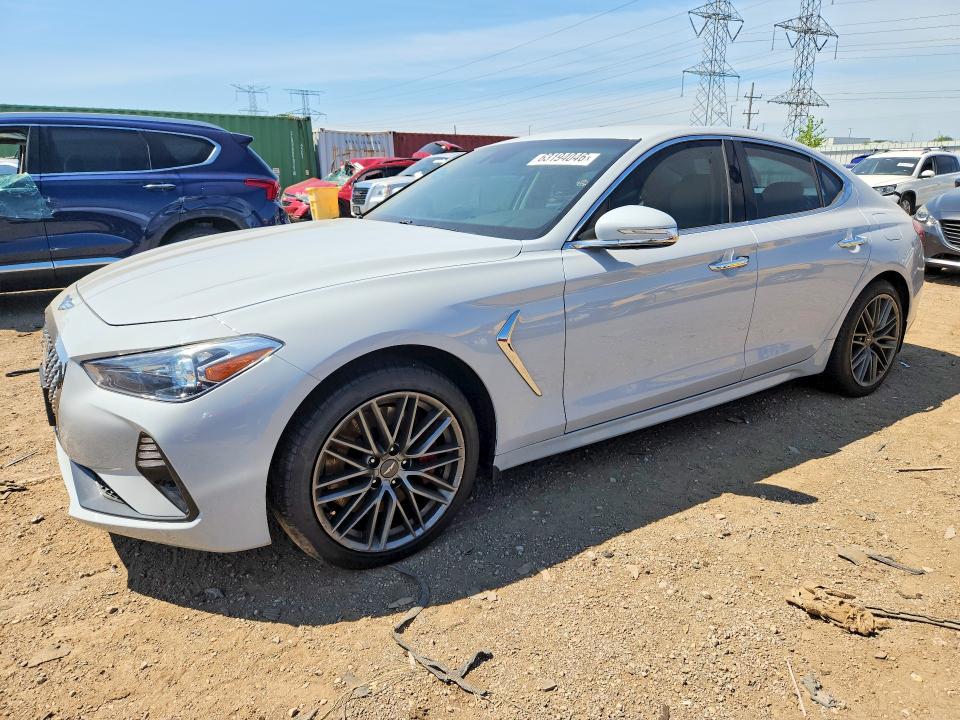 WATER/FLOOD damage on 2019 GENESIS G70 — salvage auction listing
