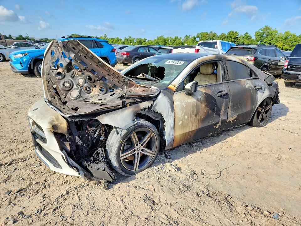 BURN damage on 2023 MERCEDES-BENZ CLA-CLASS — salvage auction listing