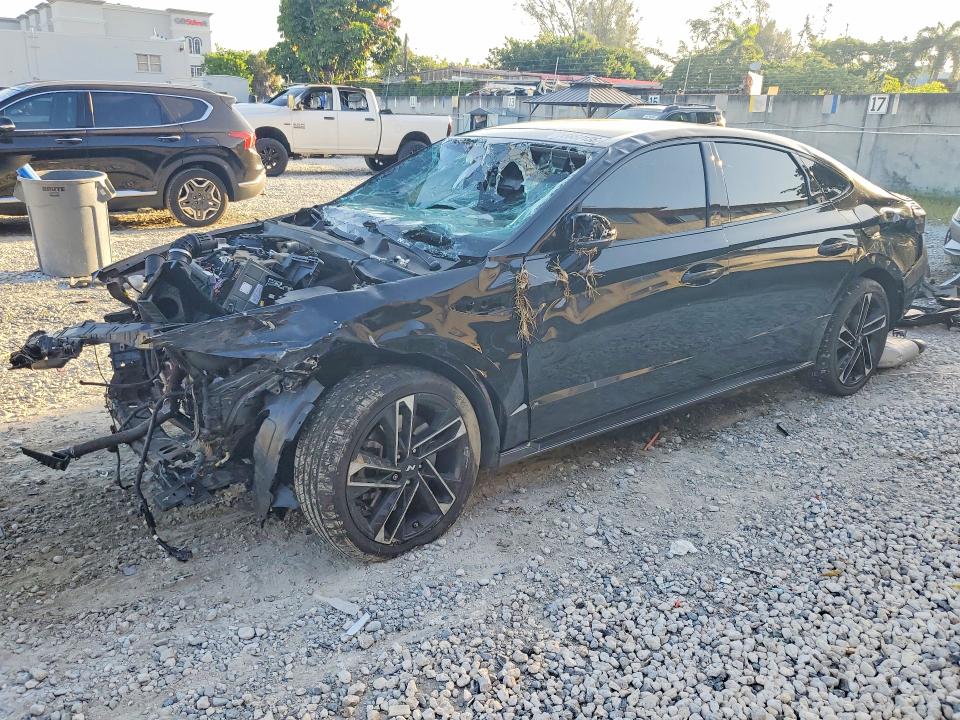 ALL OVER damage on 2024 HYUNDAI SONATA — salvage auction listing