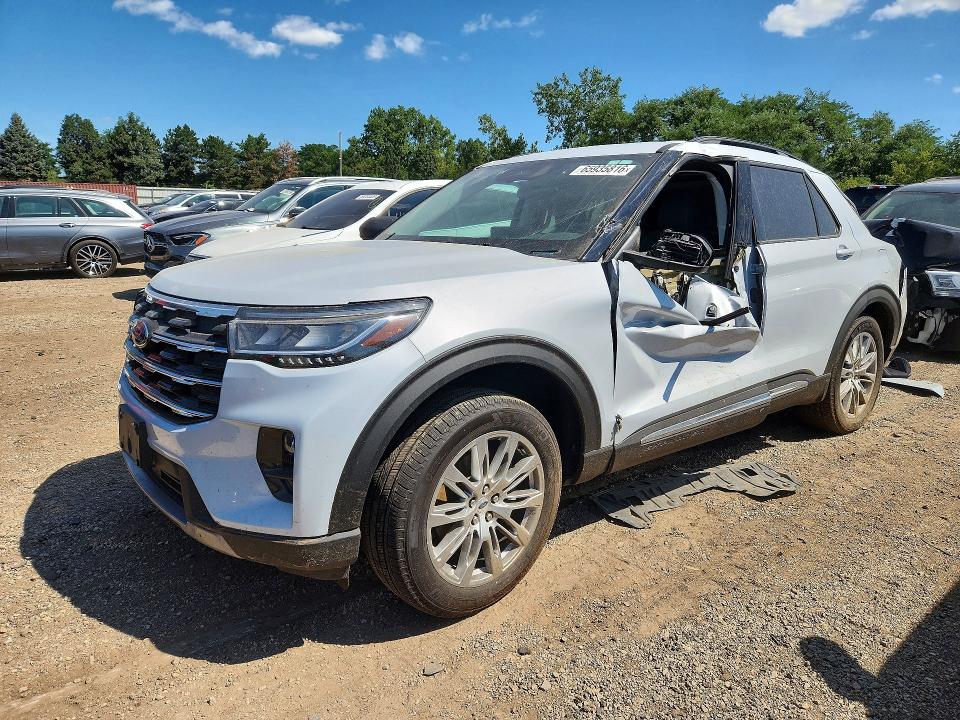 ALL OVER damage on 2025 FORD EXPLORER A — salvage auction listing