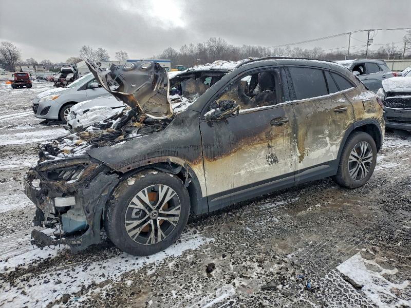 BURN damage on 2025 MERCEDES-BENZ GLA-CLASS — salvage auction listing